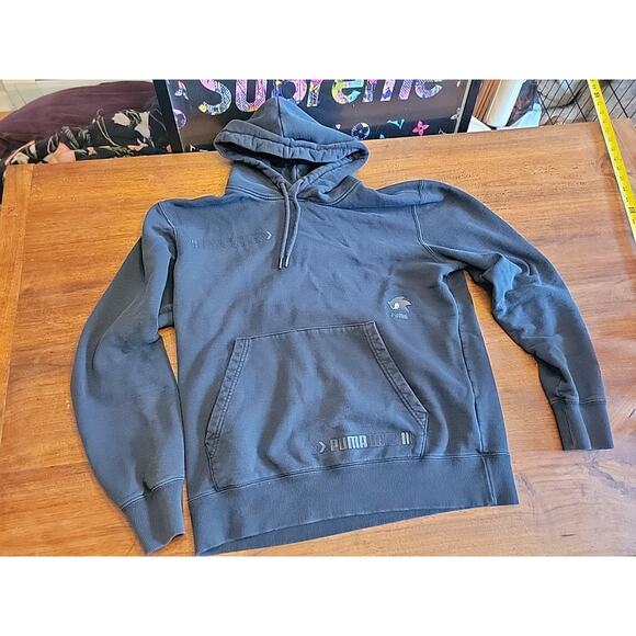 Puma Sonic the Hedgehog Who's Faster Black Hoodie Size M - Picture 1 of 12